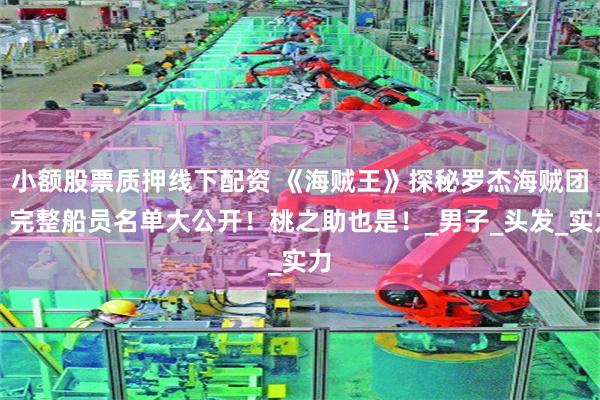 小额股票质押线下配资 《海贼王》探秘罗杰海贼团：完整船员名单大公开！桃之助也是！_男子_头发_实力