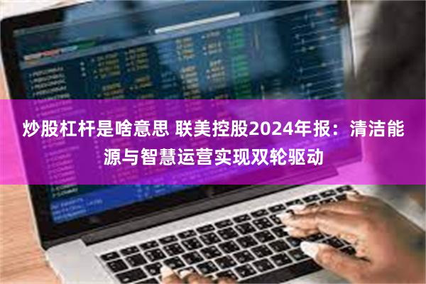 炒股杠杆是啥意思 联美控股2024年报：清洁能源与智慧运营实现双轮驱动