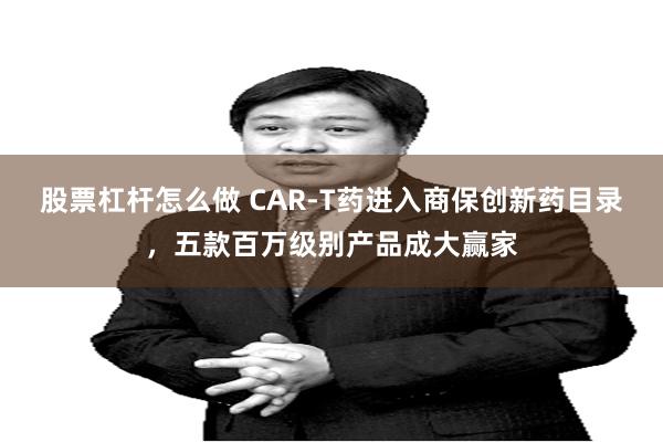 股票杠杆怎么做 CAR-T药进入商保创新药目录,五款百万级别产品成大赢家