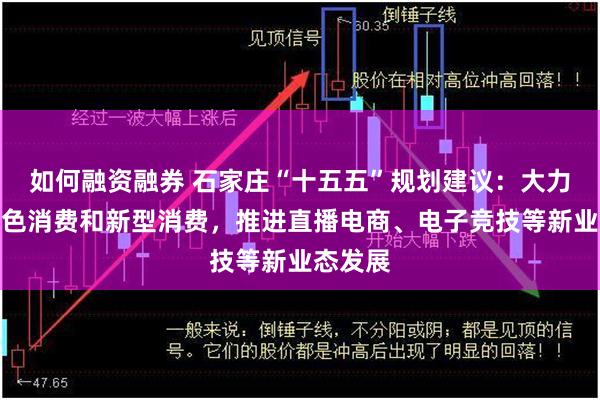 如何融资融券 石家庄“十五五”规划建议：大力培育特色消费和新型消费，推进直播电商、电子竞技等新业态发展